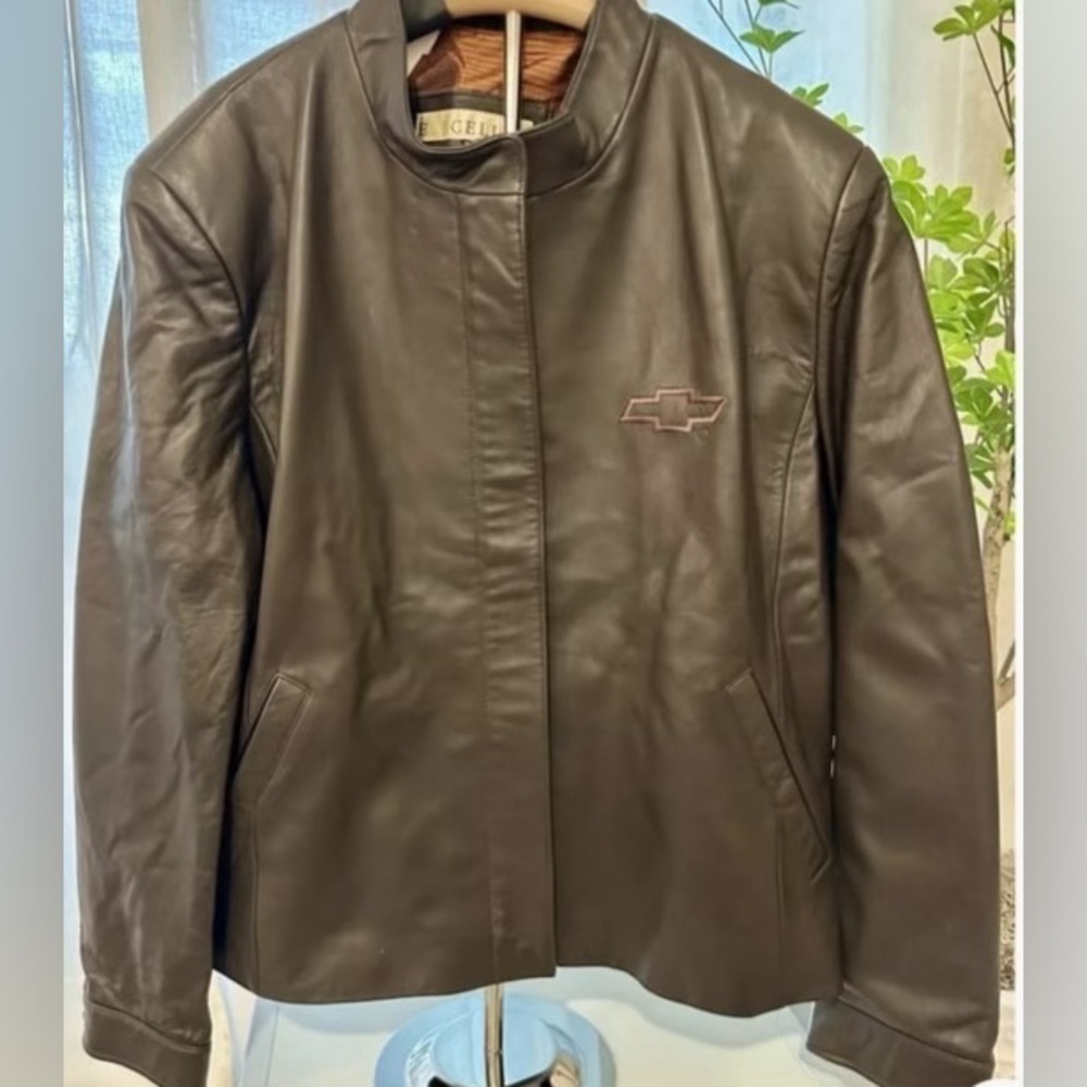Leather Jacket w/CHEVY embossed logo. - Picture 3 of 8